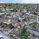 Tornado nos EUA: imagens de drone mostram destruição causada por fenômeno no estado de Nebraska; veja vídeo