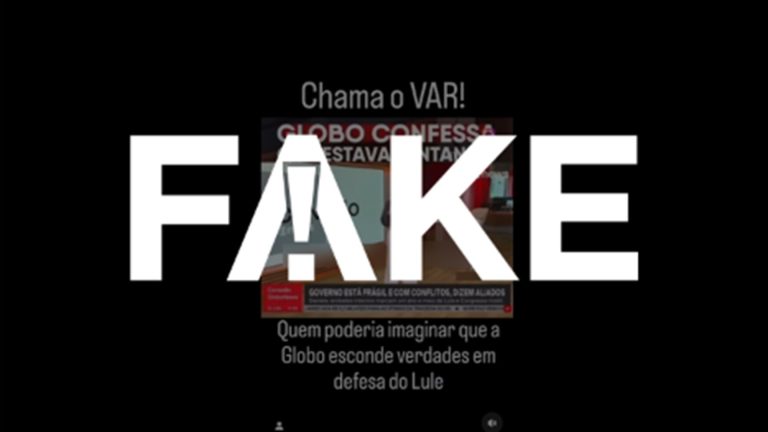 É #FAKE que Daniela Lima admitiu ter tentado esconder fragilidade do governo Lula